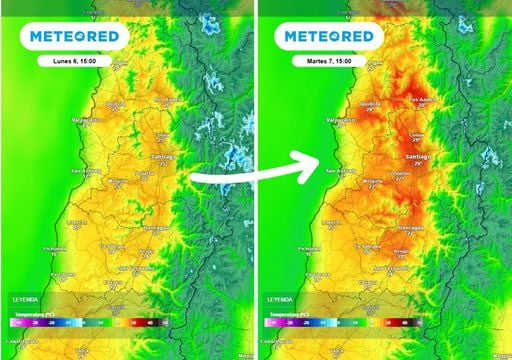 &iexcl;Giro total en la semana! fr&iacute;o, m&aacute;ximas de 30&deg;C y nueva baja afectar&aacute; la zona central