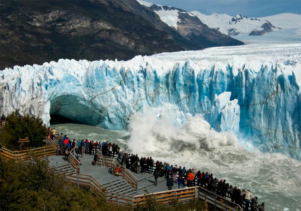 Glaciar Perito Moreno Colapso El Puente De Hielo