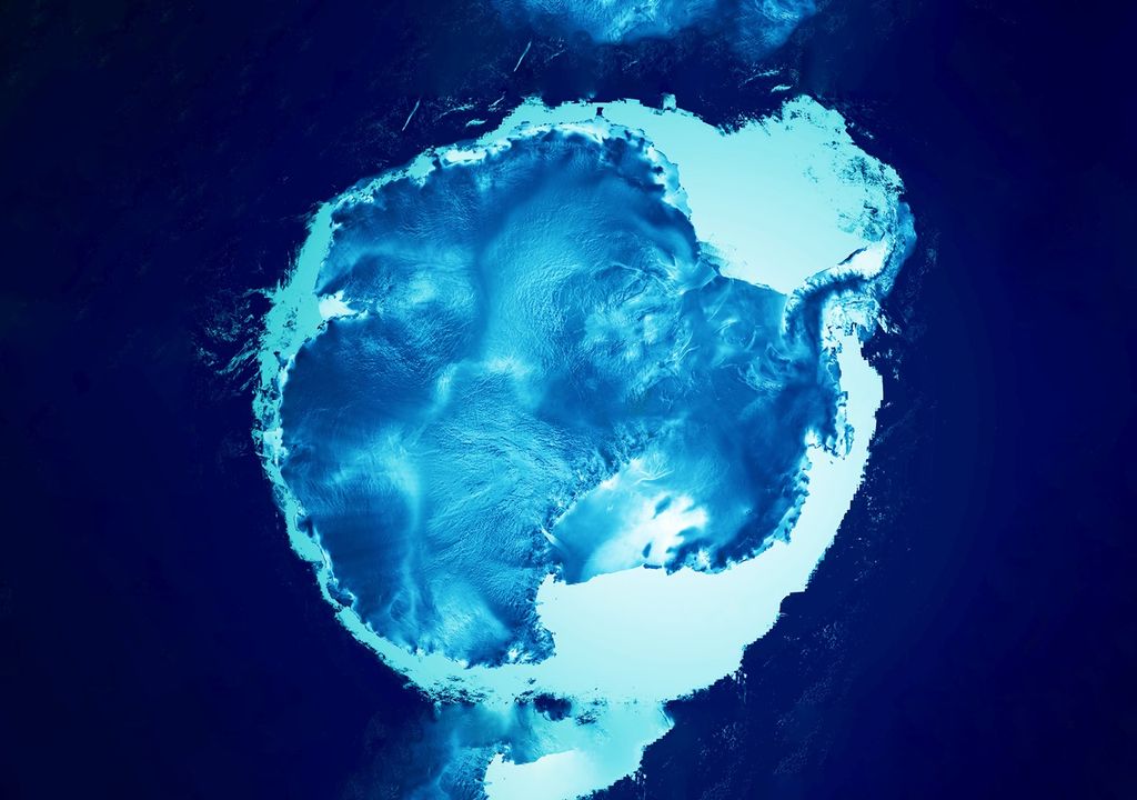 Antártica desde el espacio