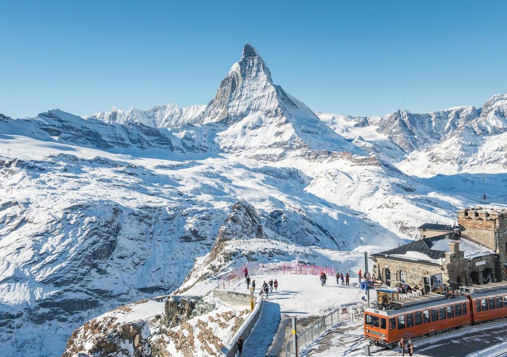 Schweizer Alpen, Matterhorn, Berge, Gletscher