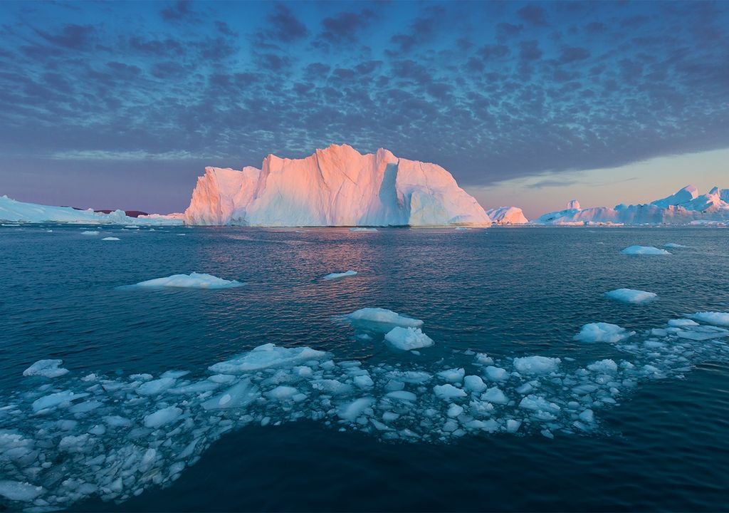 Sea ice in the Arctic