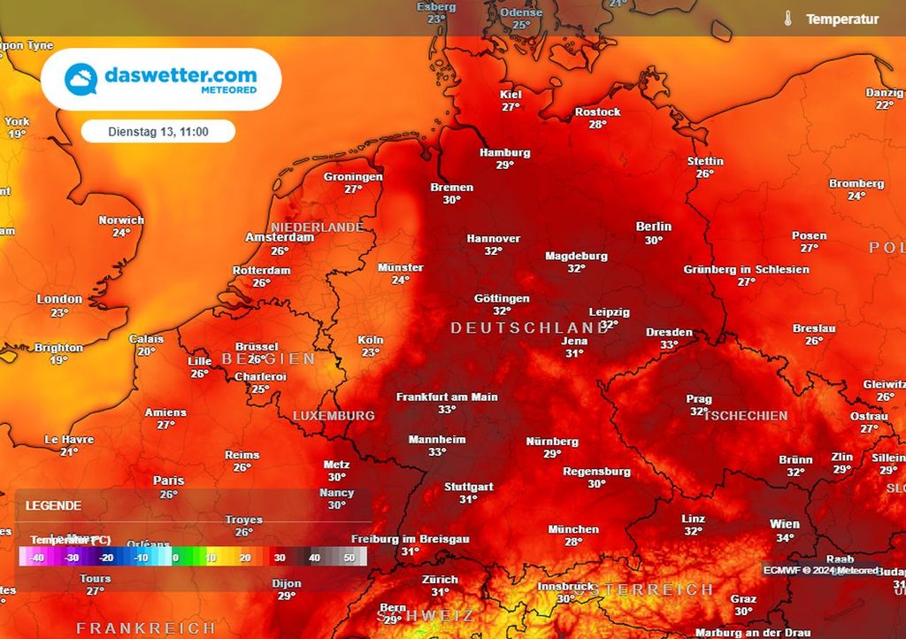 hitze, deutschland, august