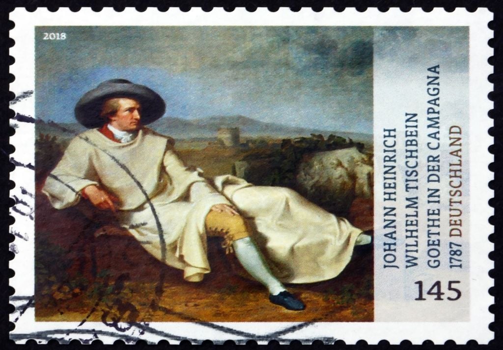 Briefmarke, Deutschland , Goethe