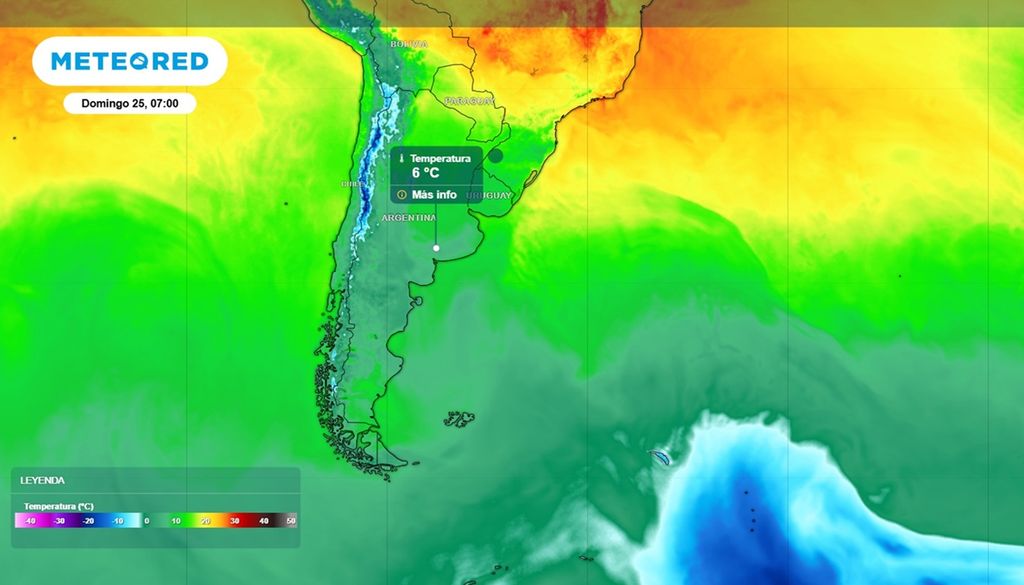 Mañana del domingo 25 de octubre "invernal" en todo el país Mañana del domingo 25 de octubre "invernal" en todo el país