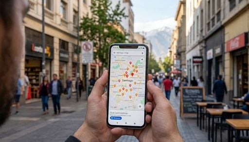 Google Maps elige a Santiago entre 10 ciudades del mundo para su nueva gu&iacute;a gastron&oacute;mica: as&iacute; funciona