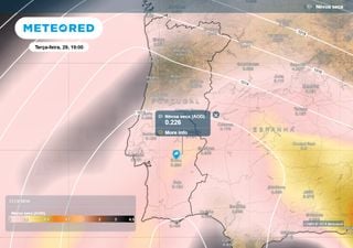 Gota fria provoca mudança de tempo em Portugal: estes serão os fenómenos mais adversos até sexta-feira 