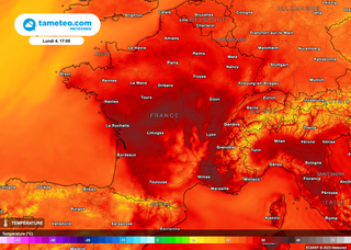 Goutte froide au large du Portugal : quelles conséquences pour la France ? Vers une vague de chaleur ?