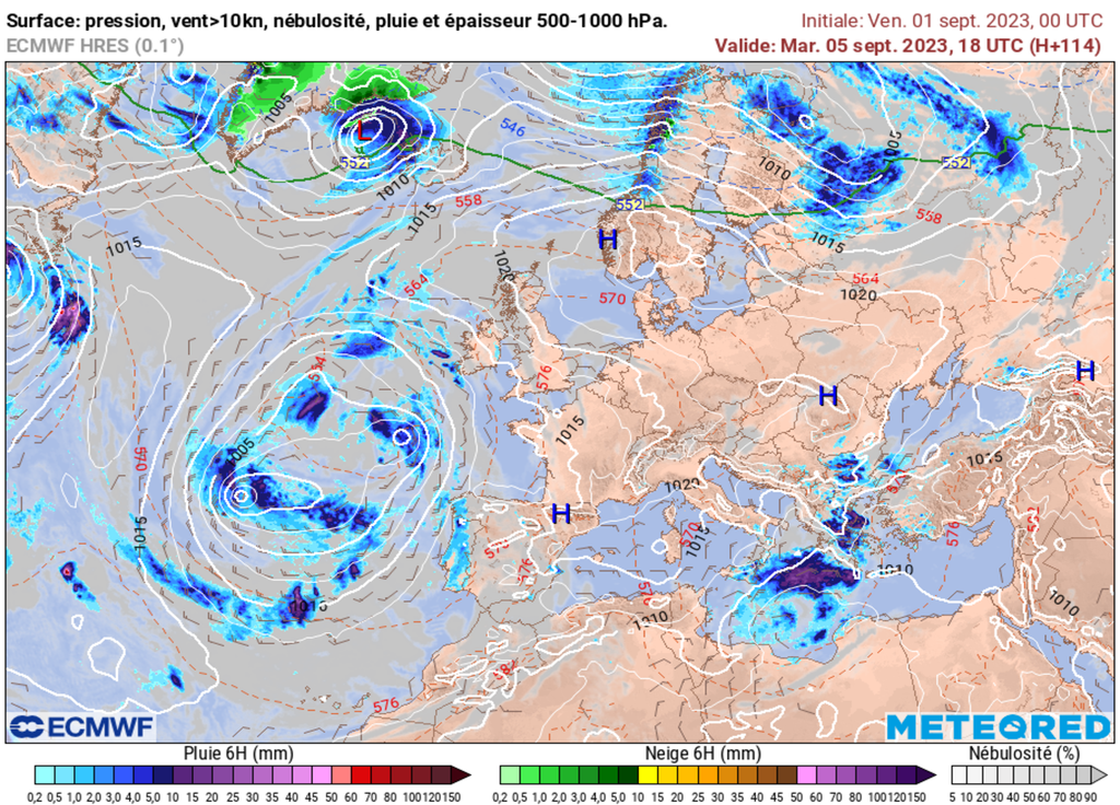 Une goutte froide au large du Portugal véhiculera une chaleur intense sur la France.