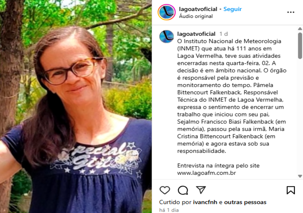Estação do INMET está desativada no RS. Fim do serviço gera críticas e preocupações especialistas em clima e agricultura. Estação do INMET está desativada no RS. Fim do serviço gera críticas e preocupações especialistas em clima e agricultura.