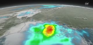 GPM suministra imágenes muy detalladas de las inundaciones en Louisiana