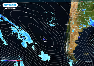 Gran anticiclón de bloqueo será responsable por las lluvias que caerán sobre 10 regiones de Chile a contar del miércoles