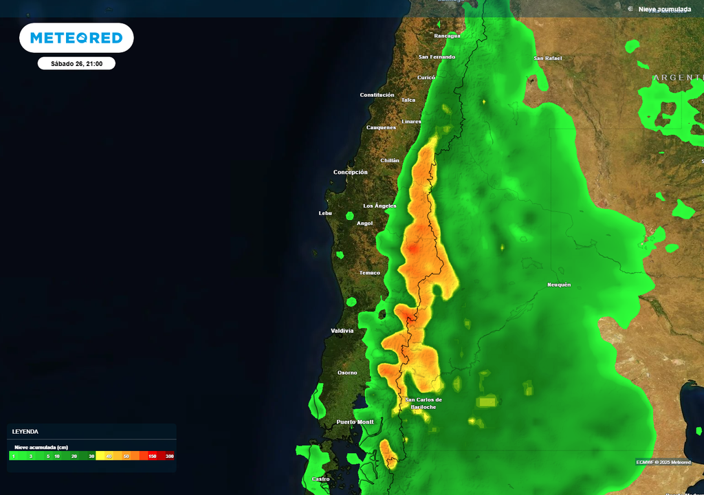 nieve acumuladas prevista nieve acumuladas prevista