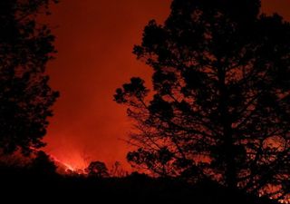 Impresionante incendio en Coahuila