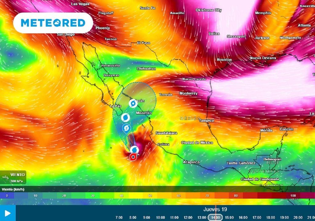 Modelo ECMWF - Viento a 300 mb Modelo ECMWF - Viento a 300 mb