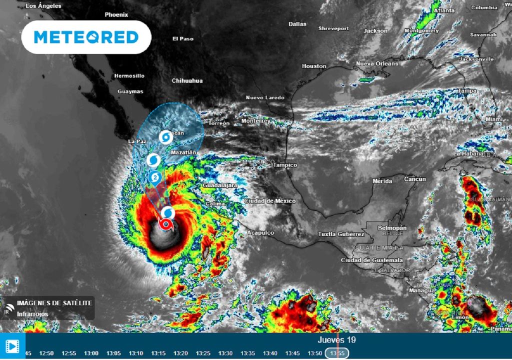 Norma se enfila hacia Baja California Sur Norma se enfila hacia Baja California Sur