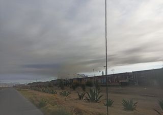 Alerta por mala calidad del aire en el centro de México, derivado de un incendio en una fábrica en el estado de Hidalgo