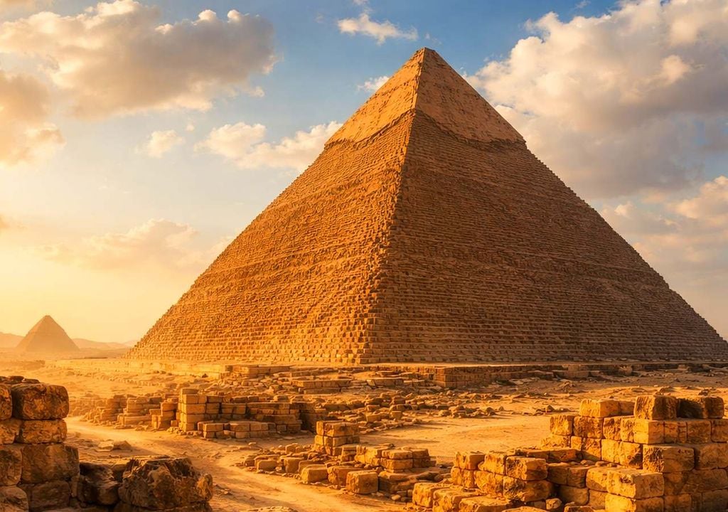 Antigüedad pirámides de Egipto La Gran Pirámide de Giza, en Egipto, sigue generando debate entre investigadores sobre su verdadera antigüedad y origen. Un estudio plantea que podría tener hasta 12.000 años y estar vinculada a una civilización anterior al antiguo Egipto.