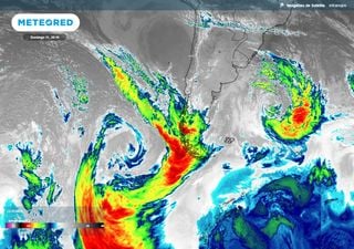 Gran sistema frontal sobre Chile: estas son las regiones que recibirán lluvias en el comienzo de semana