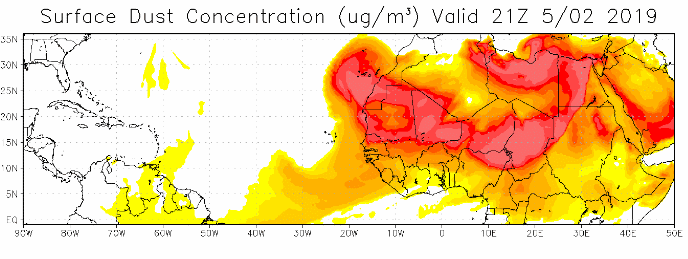 Gran Tormenta De Polvo Sobre Canarias Gran Tormenta De Polvo Sobre Canarias