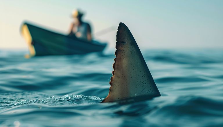 Grand requin blanc en M&eacute;diterran&eacute;e : quels risques pour les baigneurs ?