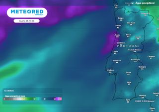 Grande rio atmosférico e depressão vão atingir Portugal, alerta Alfredo Graça: "áreas ardidas em risco" devido à chuva