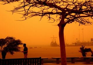 Grande tempestade de poeira cobre as Ilhas Canárias