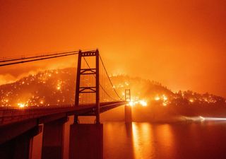 Grandes incêndios na Califórnia criam um cenário apocalíptico
