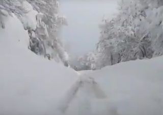 Nevicate importanti nel sud dell'Europa, i video da Spagna e Francia