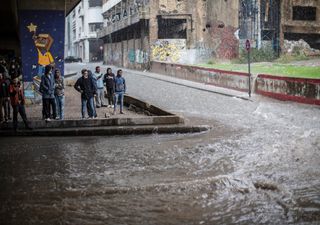 Granizada intensa registrada en el Líbano deja muchos daños