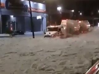 Granizada inusual se presentó en Guadalajara