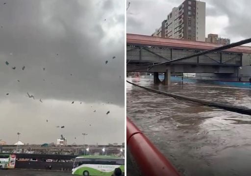 Granizadas, tormentas y hasta un tornado: Santiago vive el octubre m&aacute;s lluvioso registrado