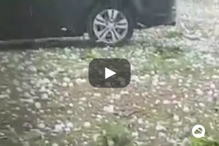¡Granizo como pelotas de tenis en Cáceres!