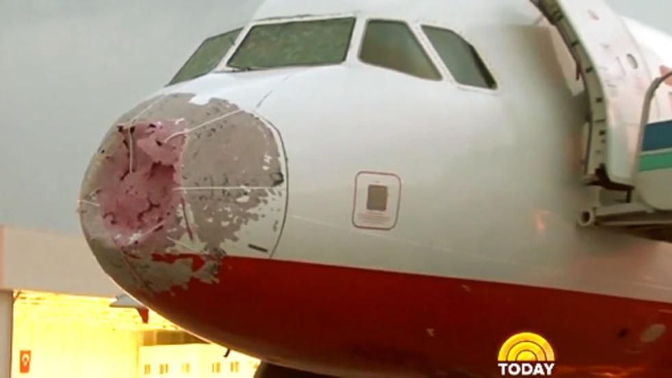 Granizo Contra Airbus320 Granizo Contra Airbus320