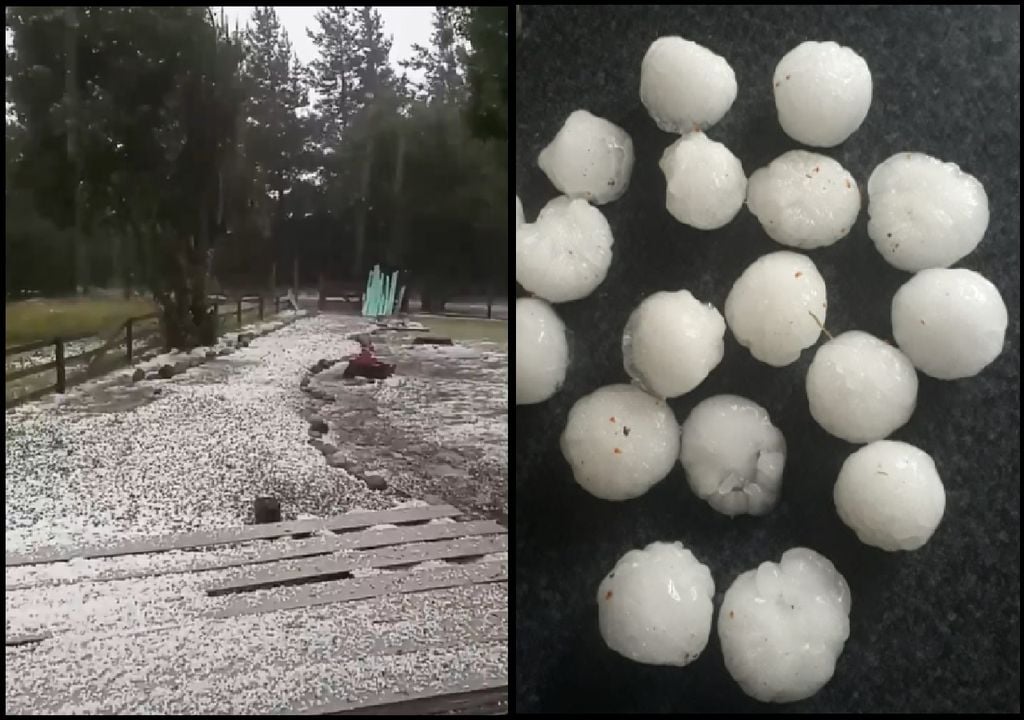 granizo Bariloche tormenta alerta