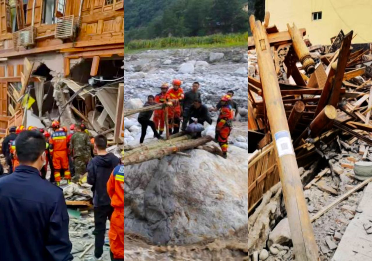 Forte terremoto in Cina, decine di vittime i video del disastro