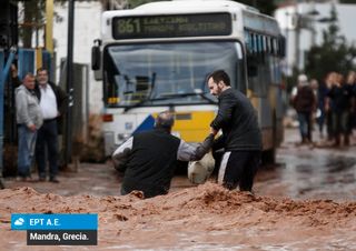 Grecia: inundaciones catastróficas y, ahora, un Medicane