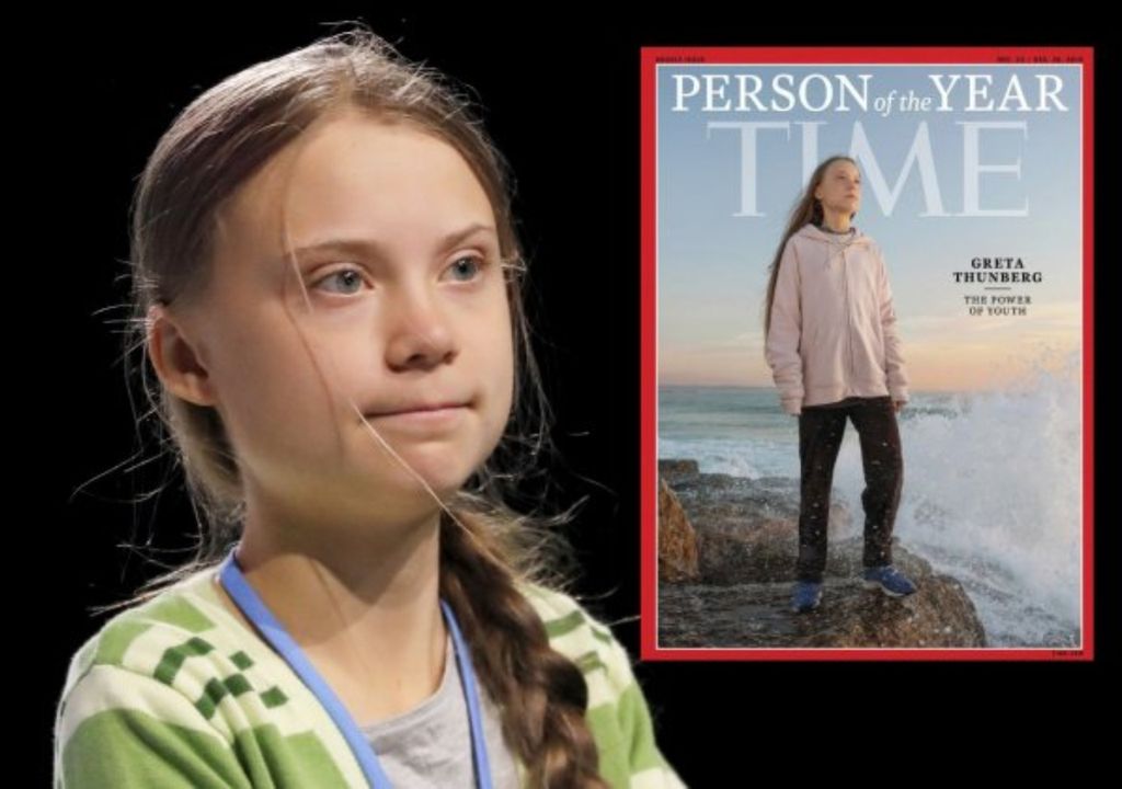 Greta Thunberg persona del año Time cambio climático Greta Thunberg persona del año Time cambio climático