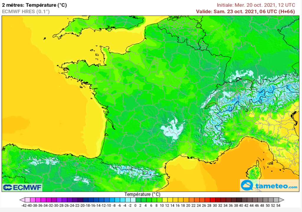 Les températures devraient de nouveau baisser ce week-end.