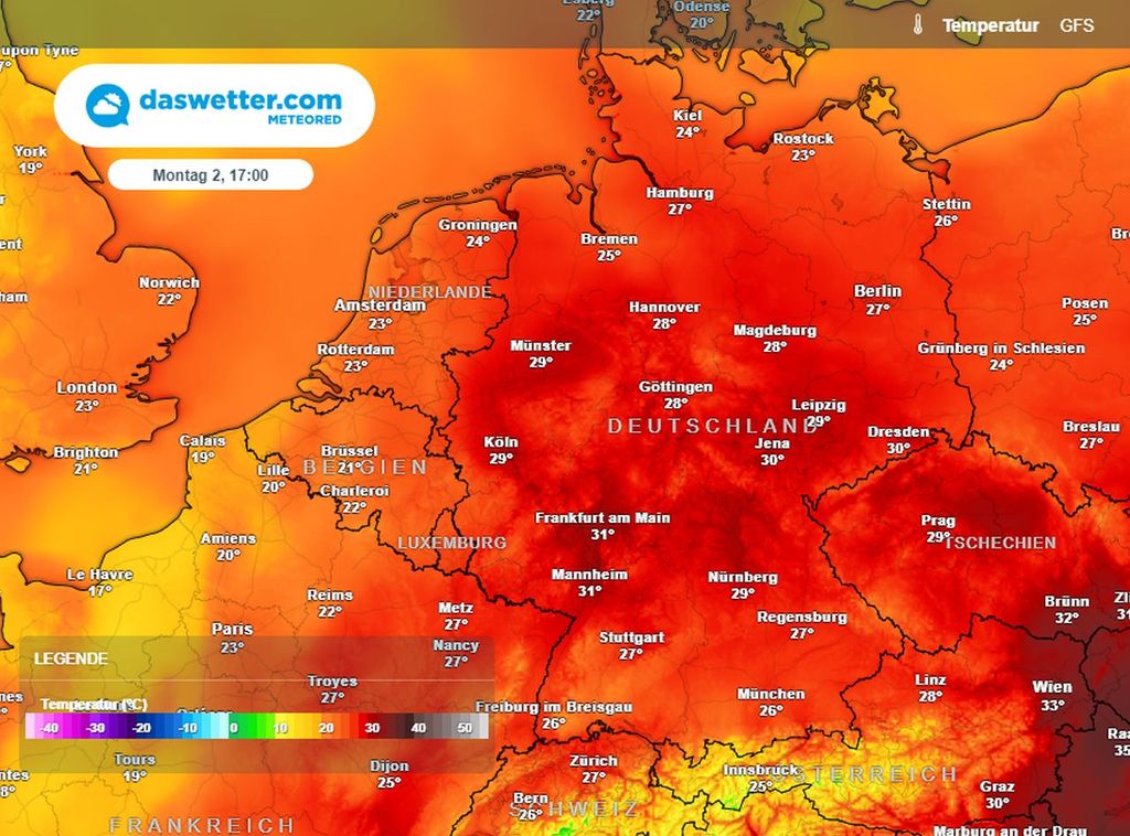hitze, september, wetter, deutschland