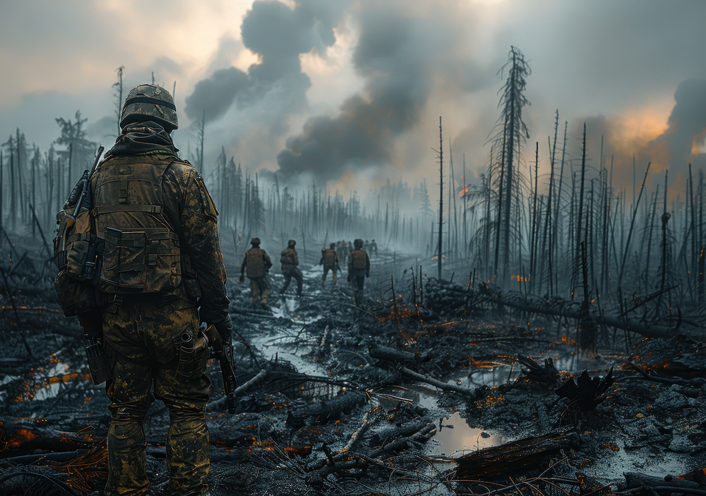 Klimawandel, Soldaten, Gegner, Extremwetter