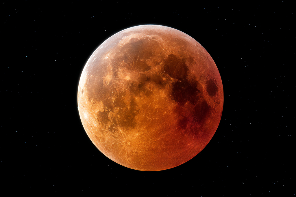 O eclipse lunar poderá ser visto com quase totalidade nos estados do Acre, Amazonas e Roraima, onde a Lua atingirá cerca de 96% de obscurecimento antes de se pôr.