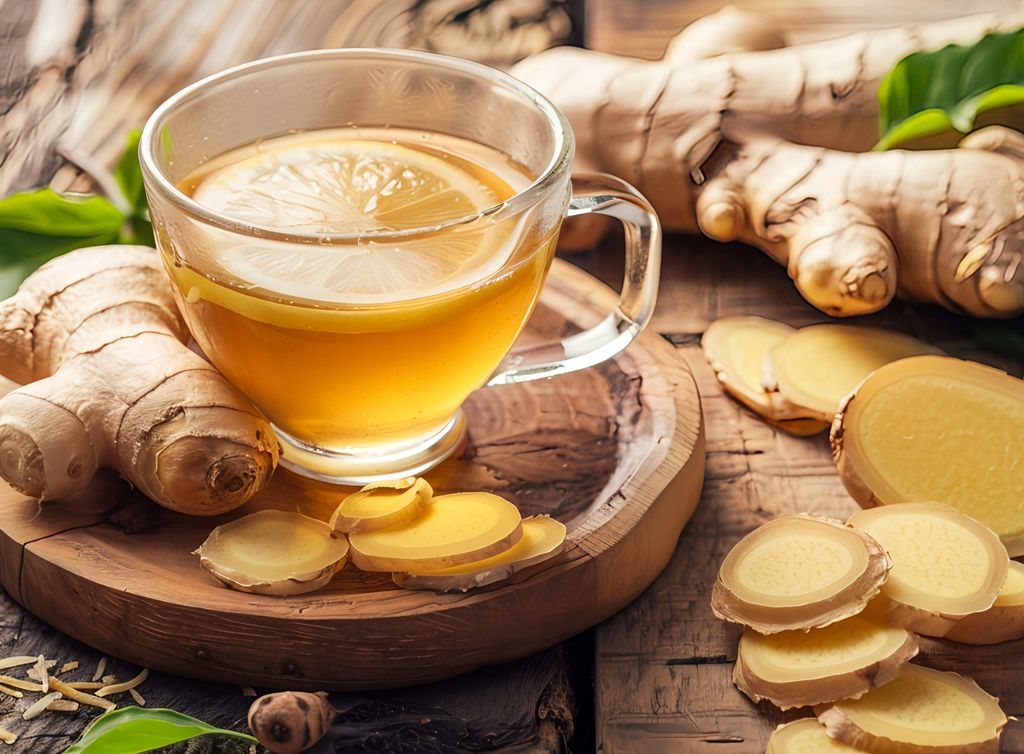 Jengibre, infusión, calor