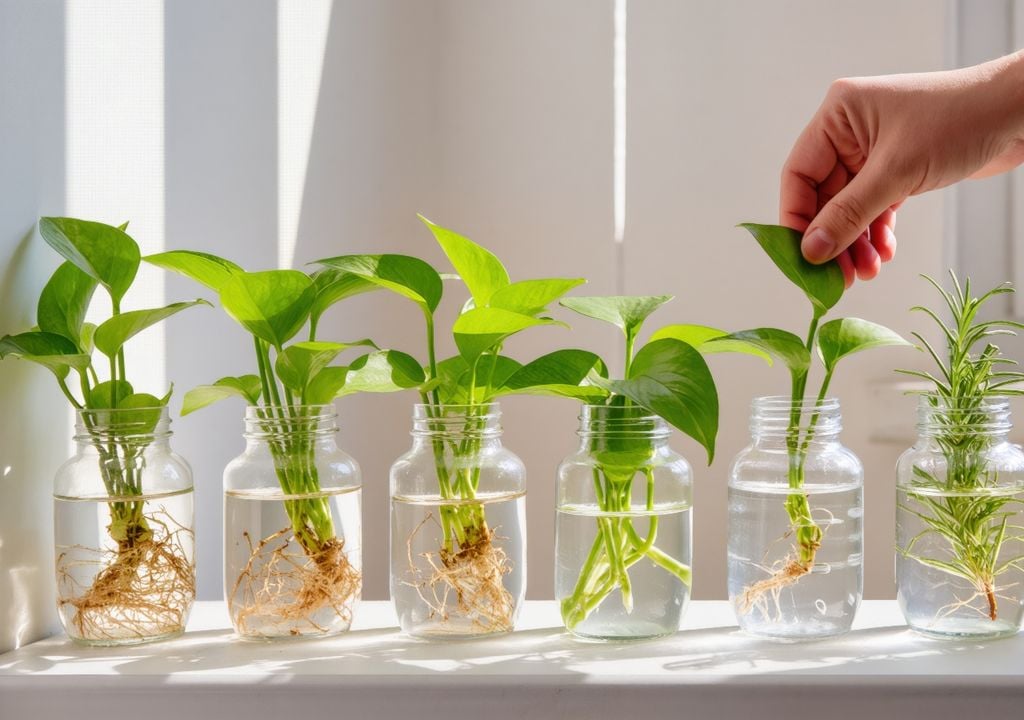 Un corte limpio y por debajo del nudo aumenta las probabilidades de éxito.