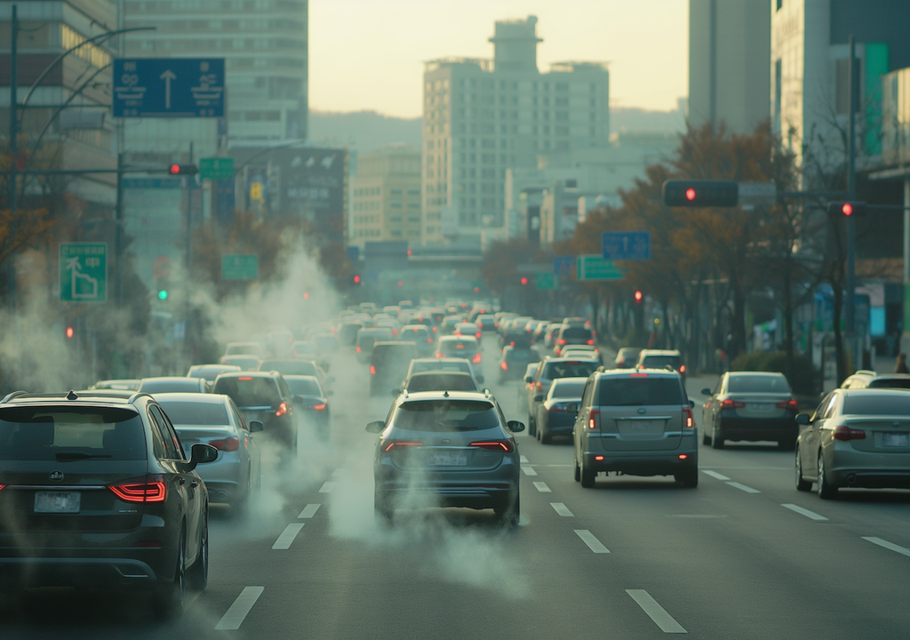 Luftverschmutzung, Verkehr, Feinstaub, NO₂, Paris, London, Po-Tal, Ruhrgebiet