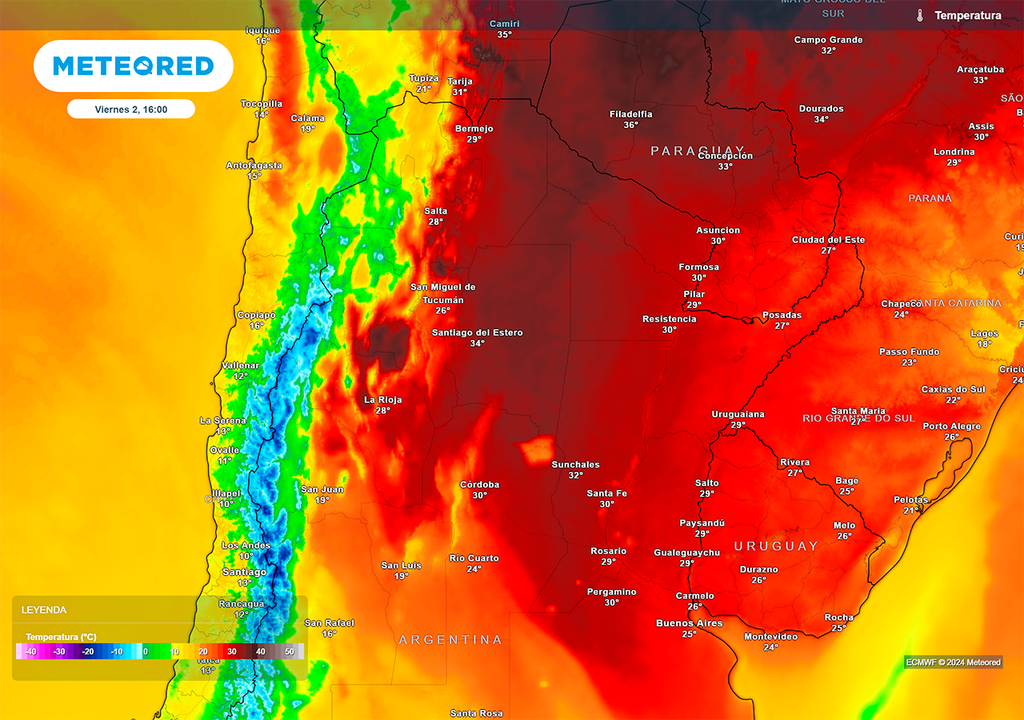 Temperatura, Calor, Agosto, Pronostico, Argentina Temperatura, Calor, Agosto, Pronostico, Argentina