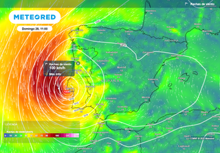 'Habrá rachas de 50 a 60 km/h en Galicia y Andalucía': Silvia Ferrer avisa del pico máximo de viento con exGabrielle