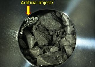 Hallaron material artificial entre las muestras del asteroide Ryugu