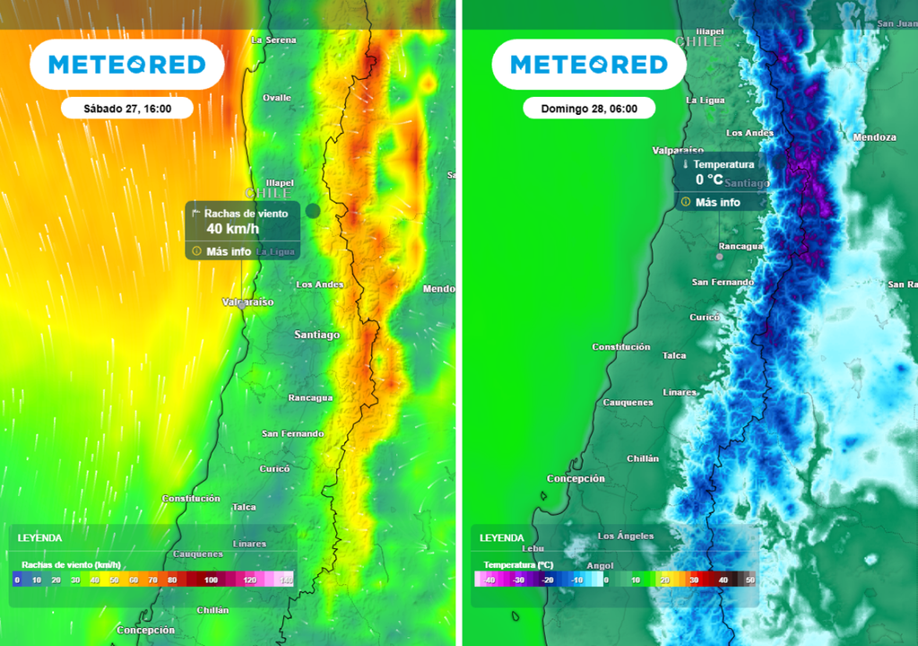 En la tarde del sábado se esperan rachas de hasta 40 km/h en el litoral, mientras que al día siguiente la temperatura se desplomará en la madrugada.