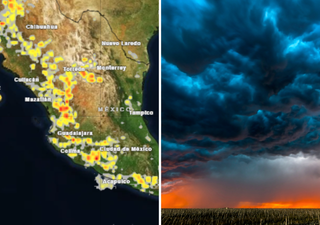 Hasta 100 mm de lluvia: 2 estados se verán afectados mañana jueves 18 de septiembre, por intensas lluvias