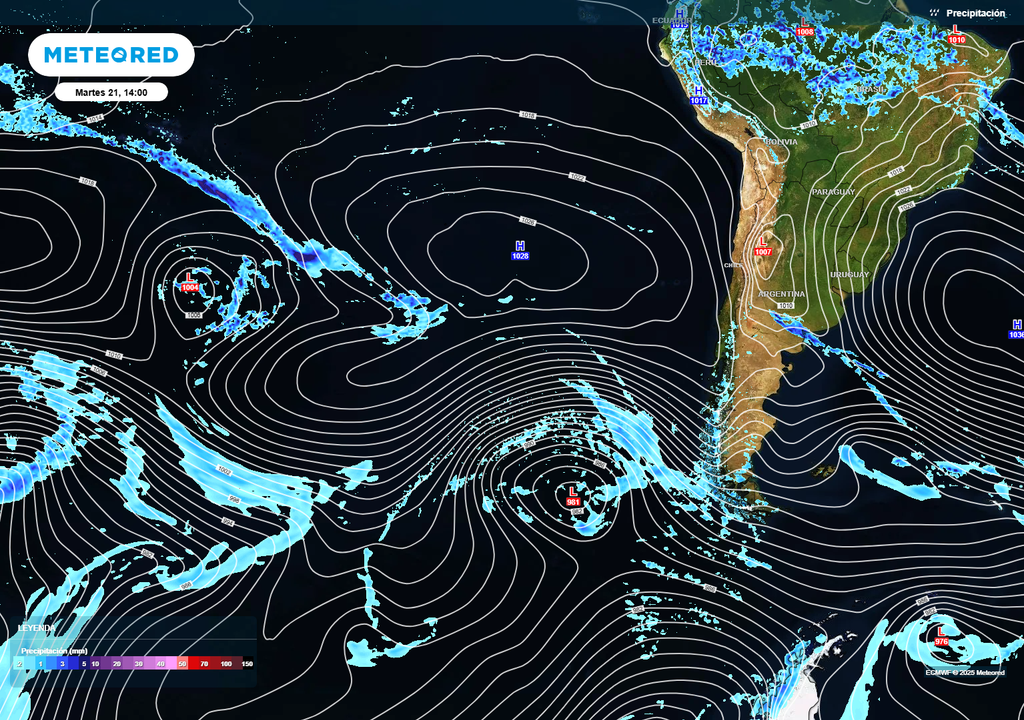 mapa de presión y lluvias mapa de presión y lluvias